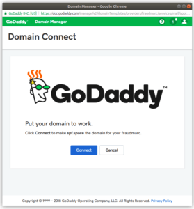 GoDaddy Instant setup- domain connect GoDaddy Instant setup- domain connect